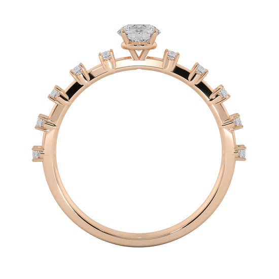 Dewdrop Paradise Solitaire Ring