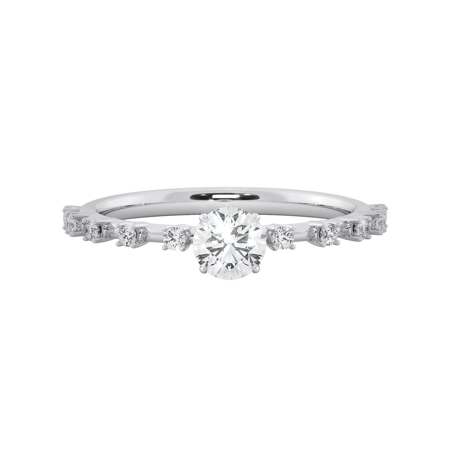 Dewdrop Paradise Solitaire Ring