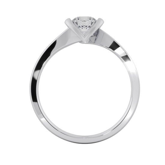 Lovely Heart Solitaire Ring