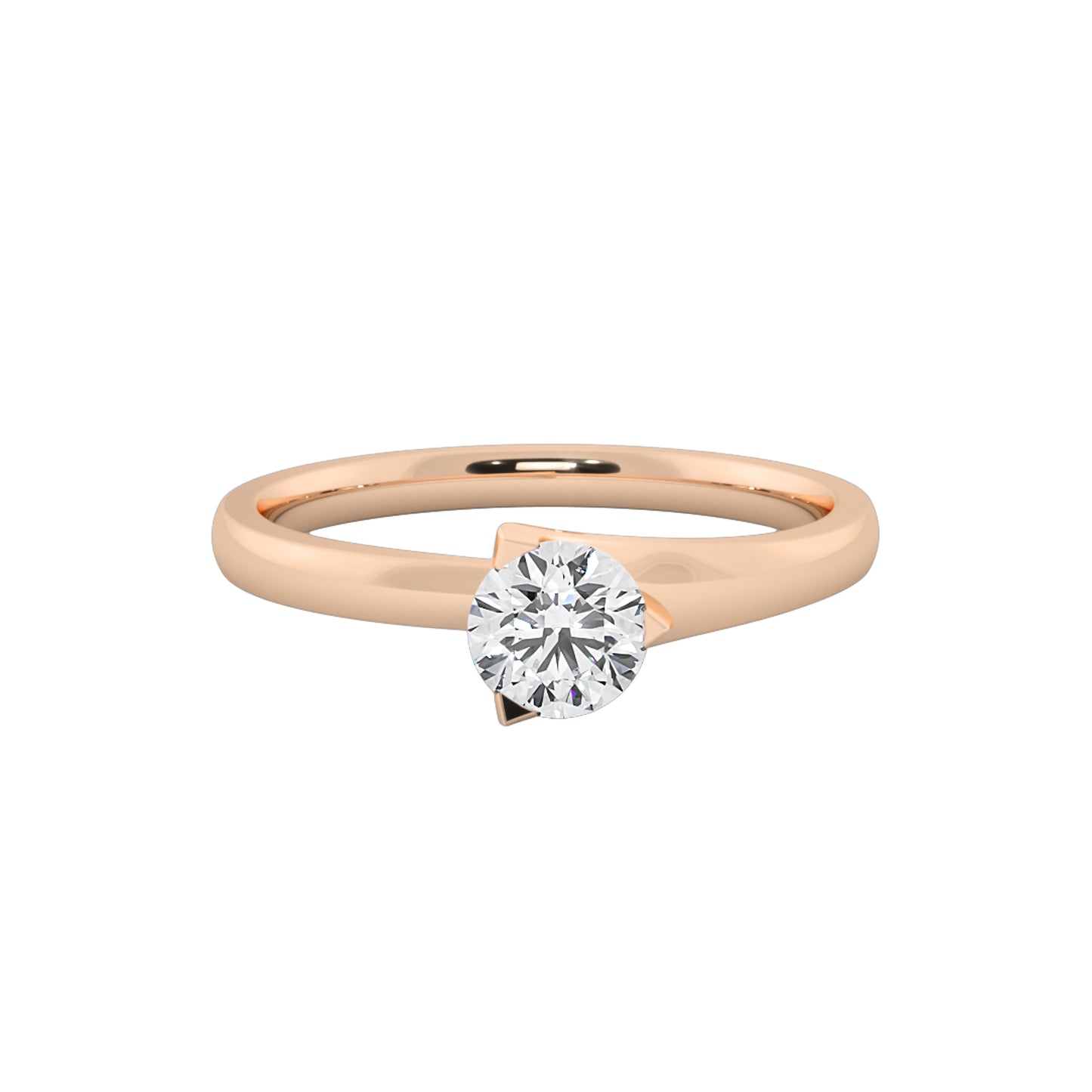 Misty Hill Solitaire Ring