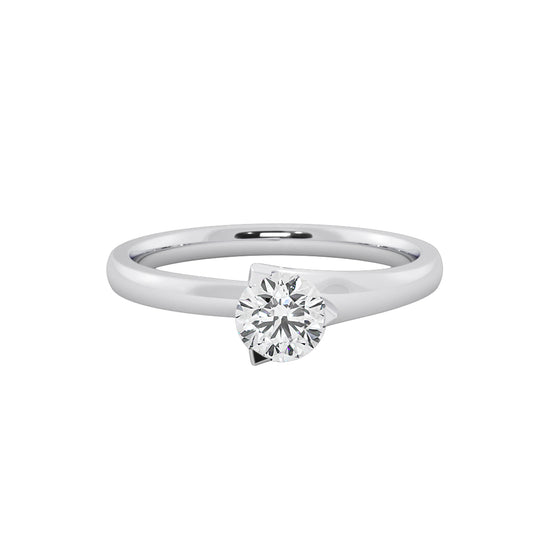 Misty Hill Solitaire Ring