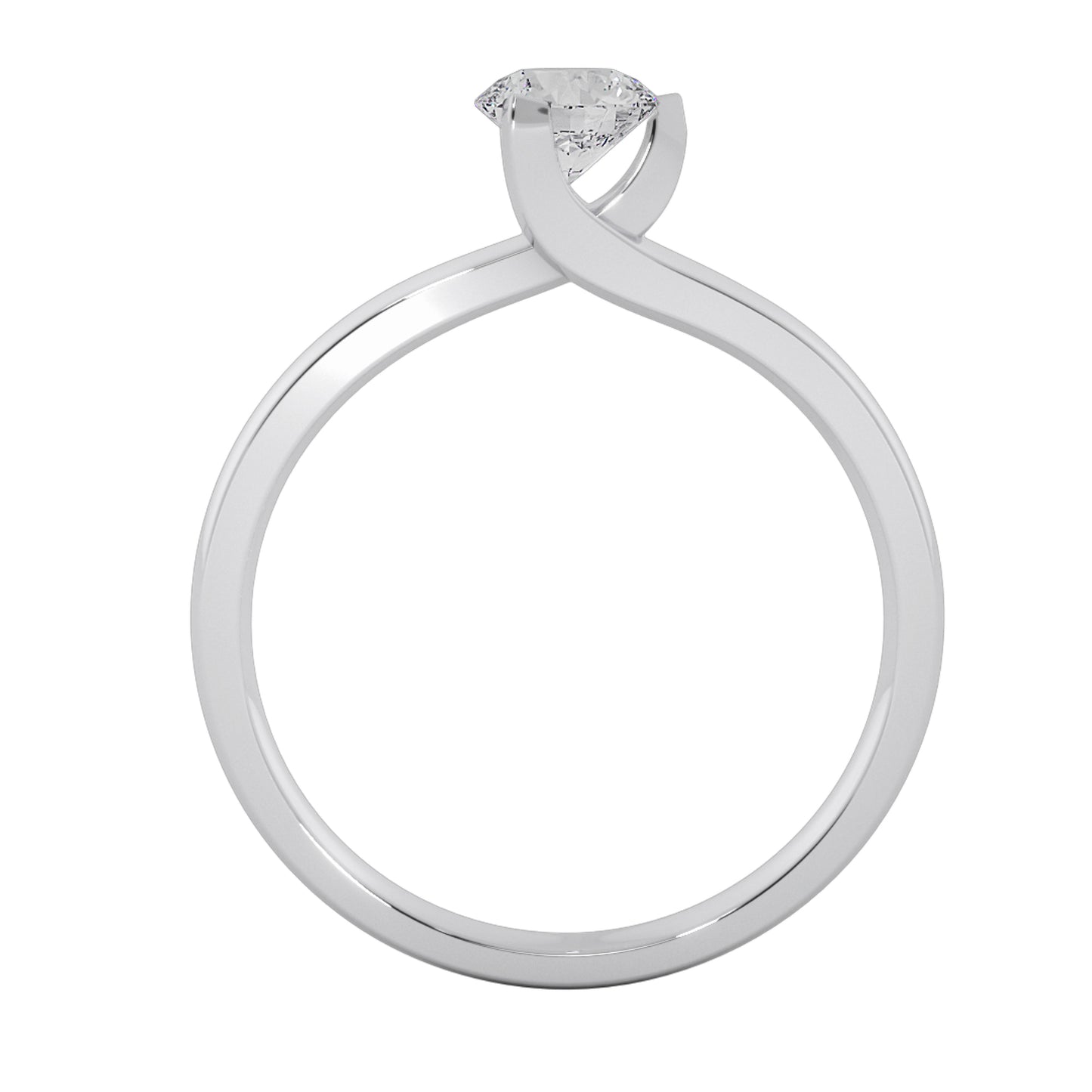 Misty Hill Solitaire Ring