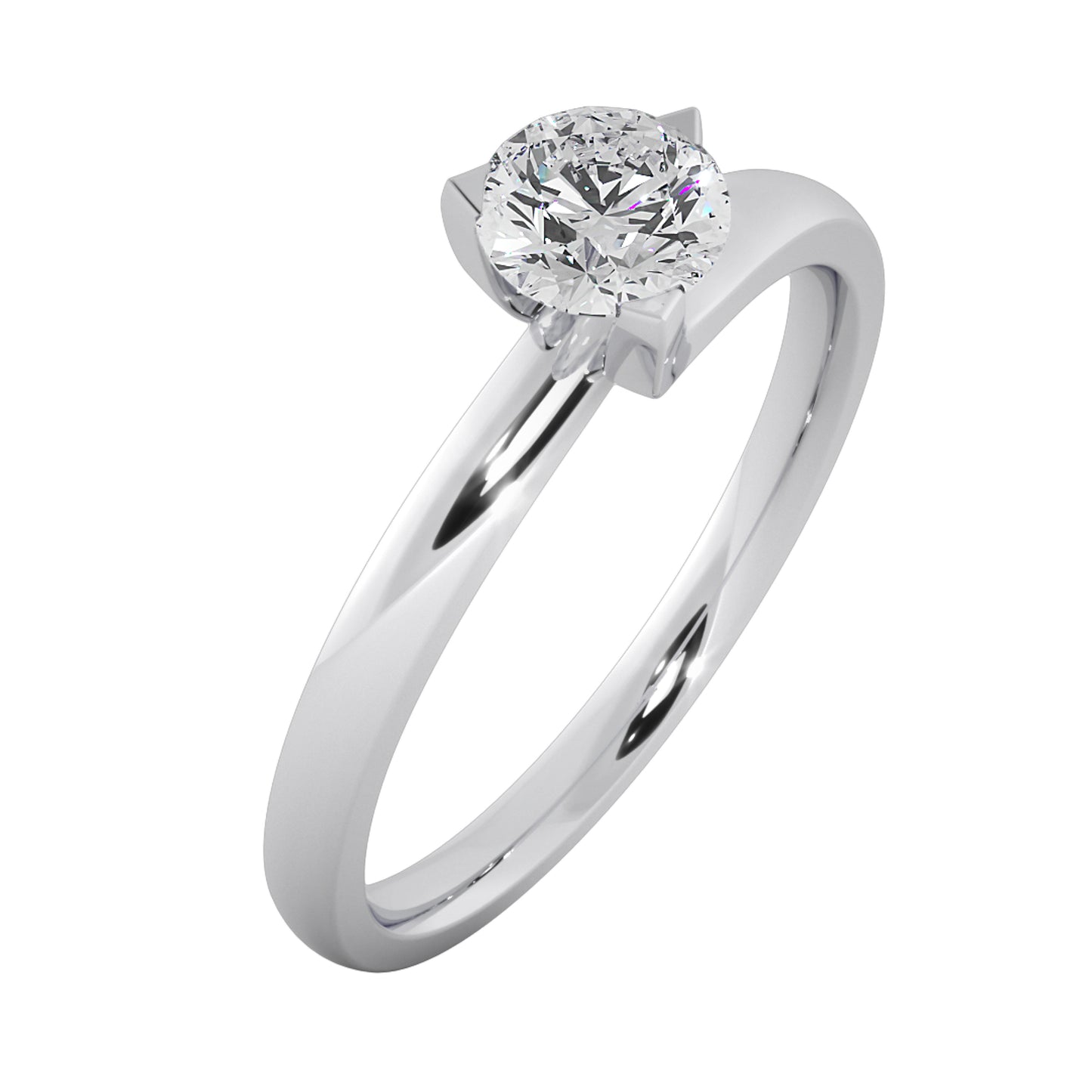 Misty Hill Solitaire Ring