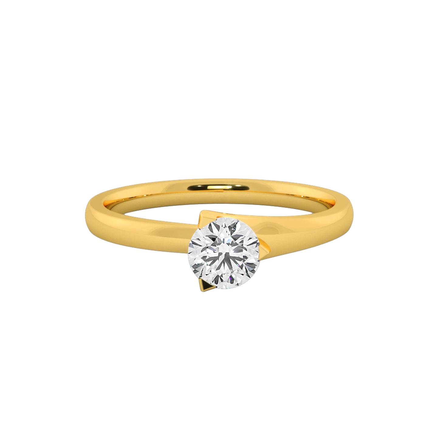 Misty Hill Solitaire Ring