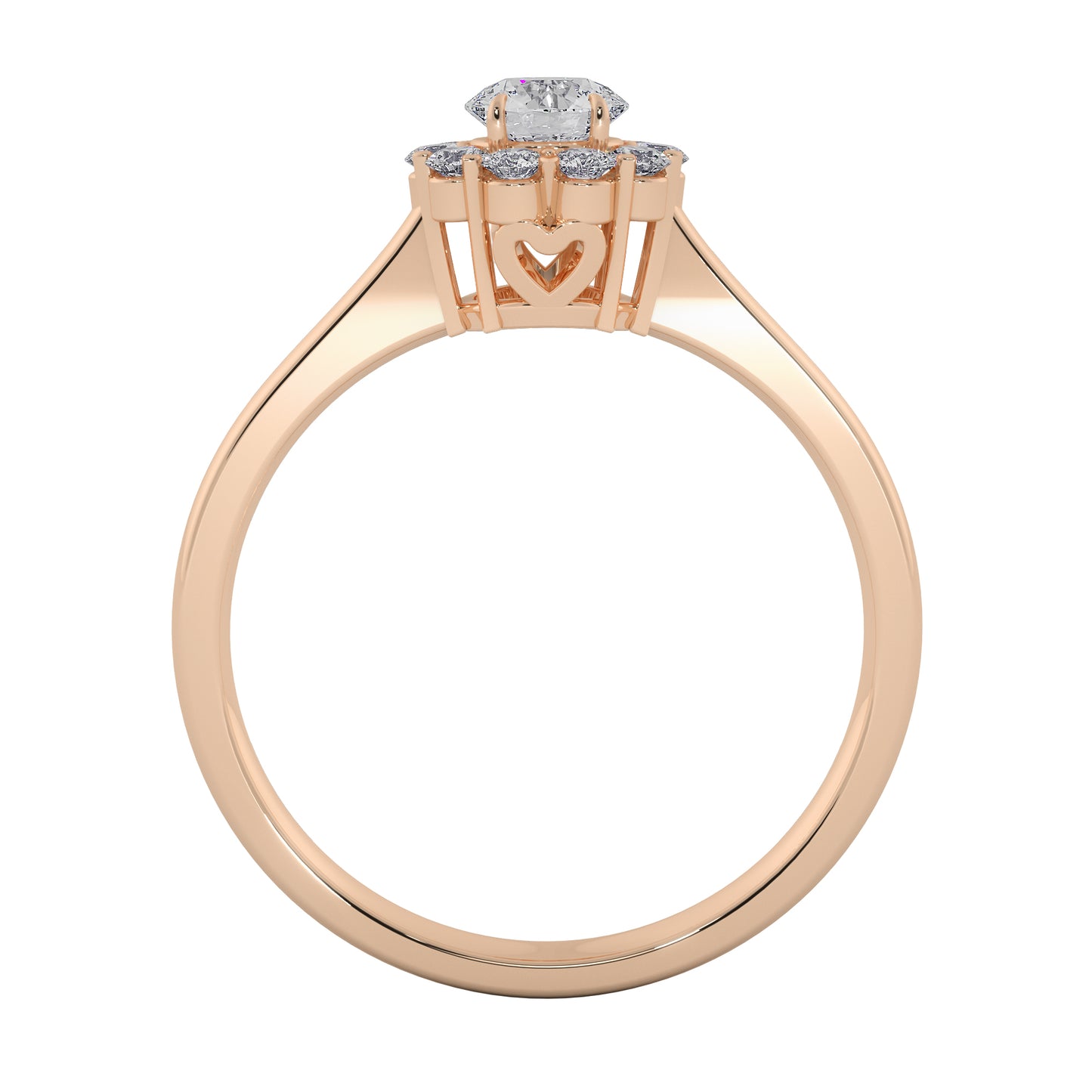 Baby Rose Solitaire Ring