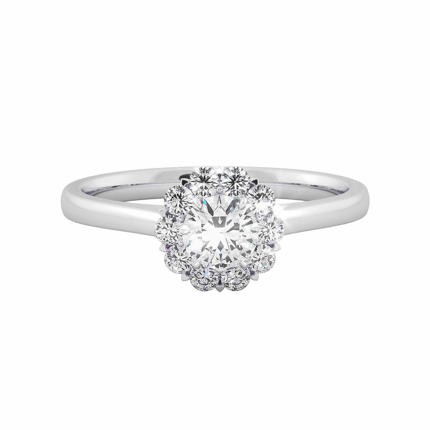 Baby Rose Solitaire Ring