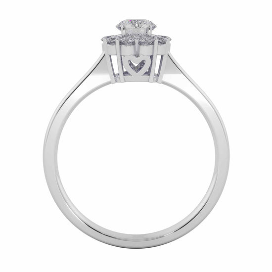 Baby Rose Solitaire Ring