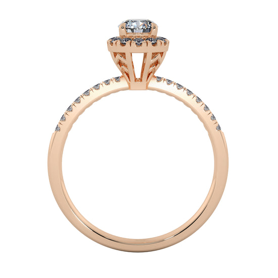 Moon Dreams Solitaire Ring