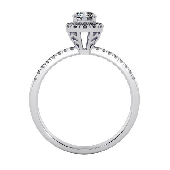 Moon Dreams Solitaire Ring