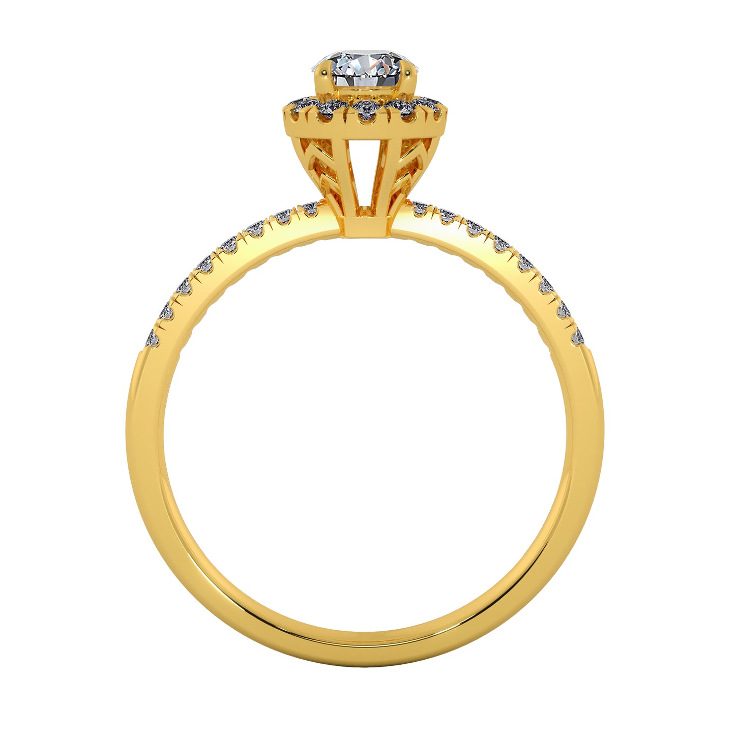 Moon Dreams Solitaire Ring