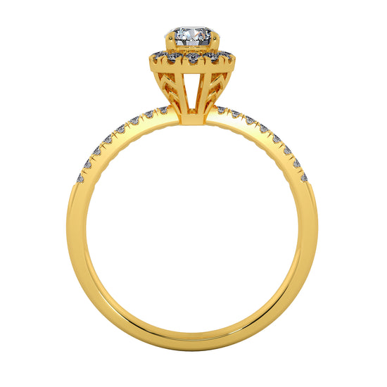 Moon Dreams Solitaire Ring