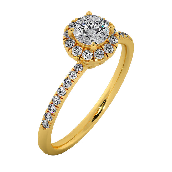 Moon Dreams Solitaire Ring