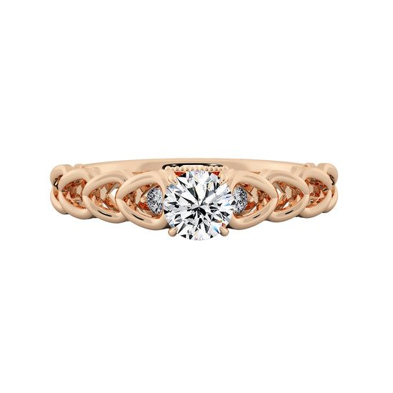 Heart of Hearts Solitaire Ring