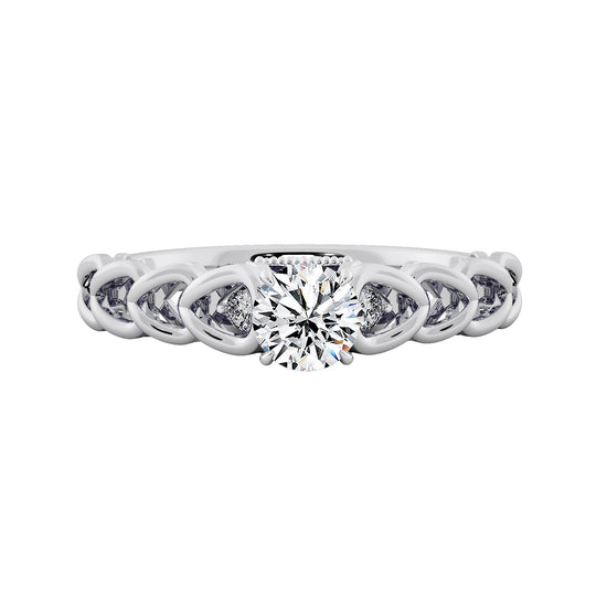 Heart of Hearts Solitaire Ring