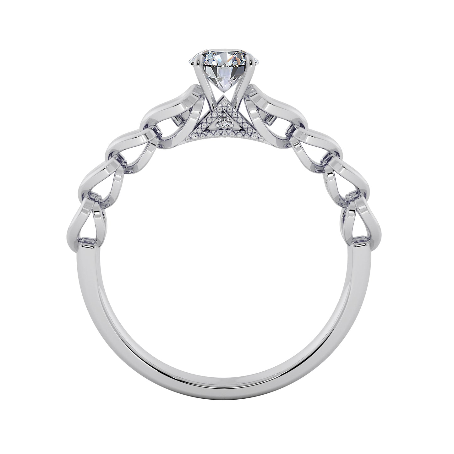 Heart of Hearts Solitaire Ring