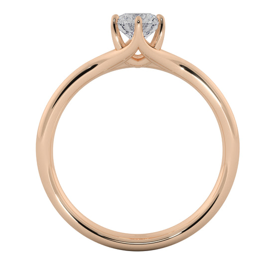 Bird Claw Solitaire Ring