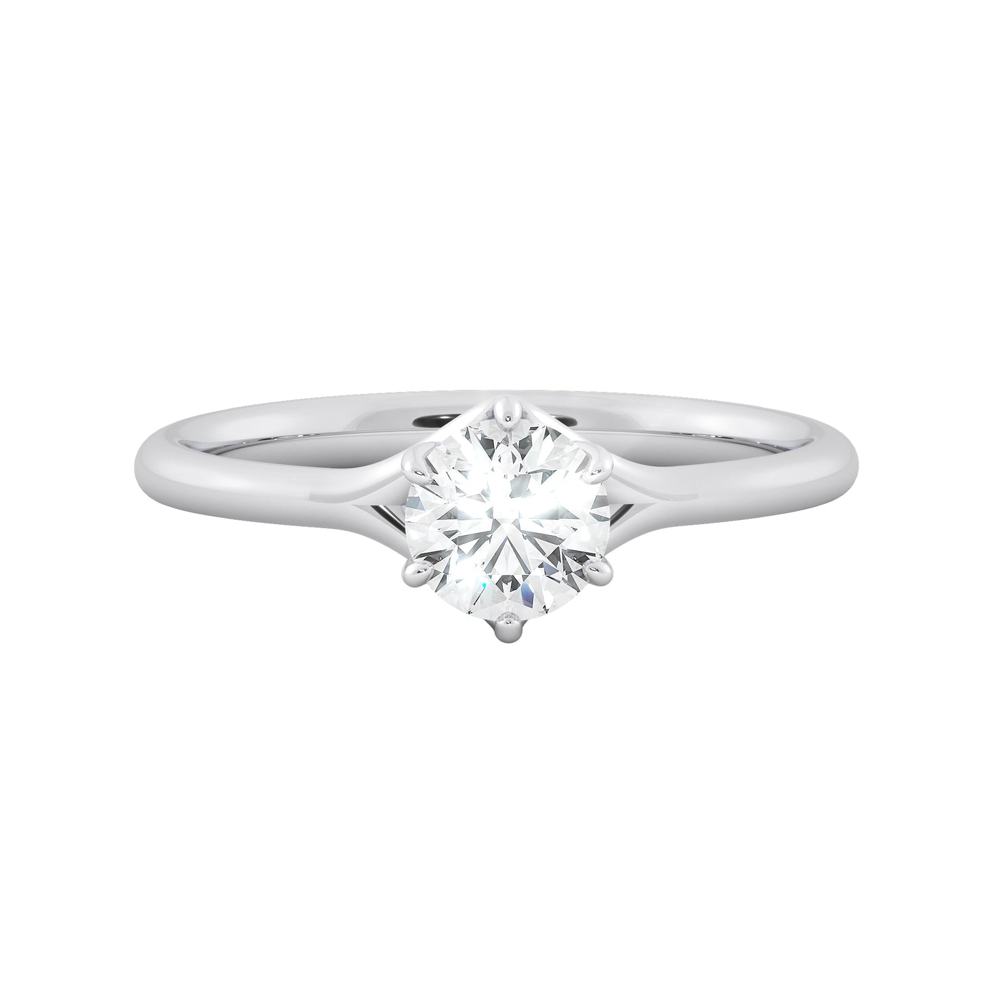 Bird Claw Solitaire Ring