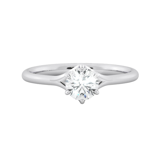 Bird Claw Solitaire Ring