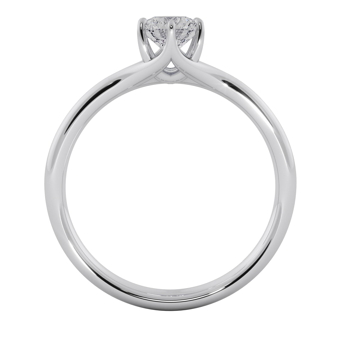 Bird Claw Solitaire Ring