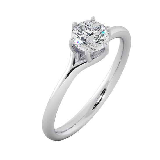 Bird Claw Solitaire Ring