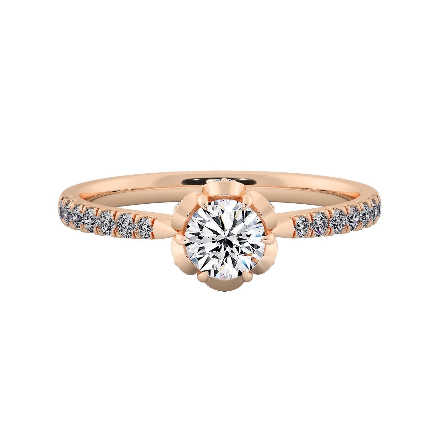 Celestial Gaze Solitaire Ring