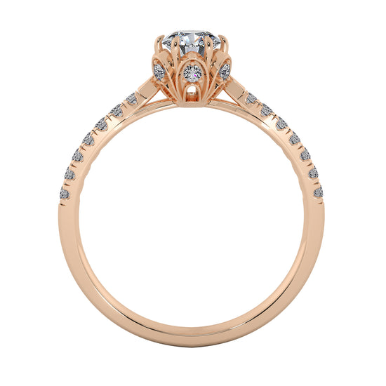 Celestial Gaze Solitaire Ring