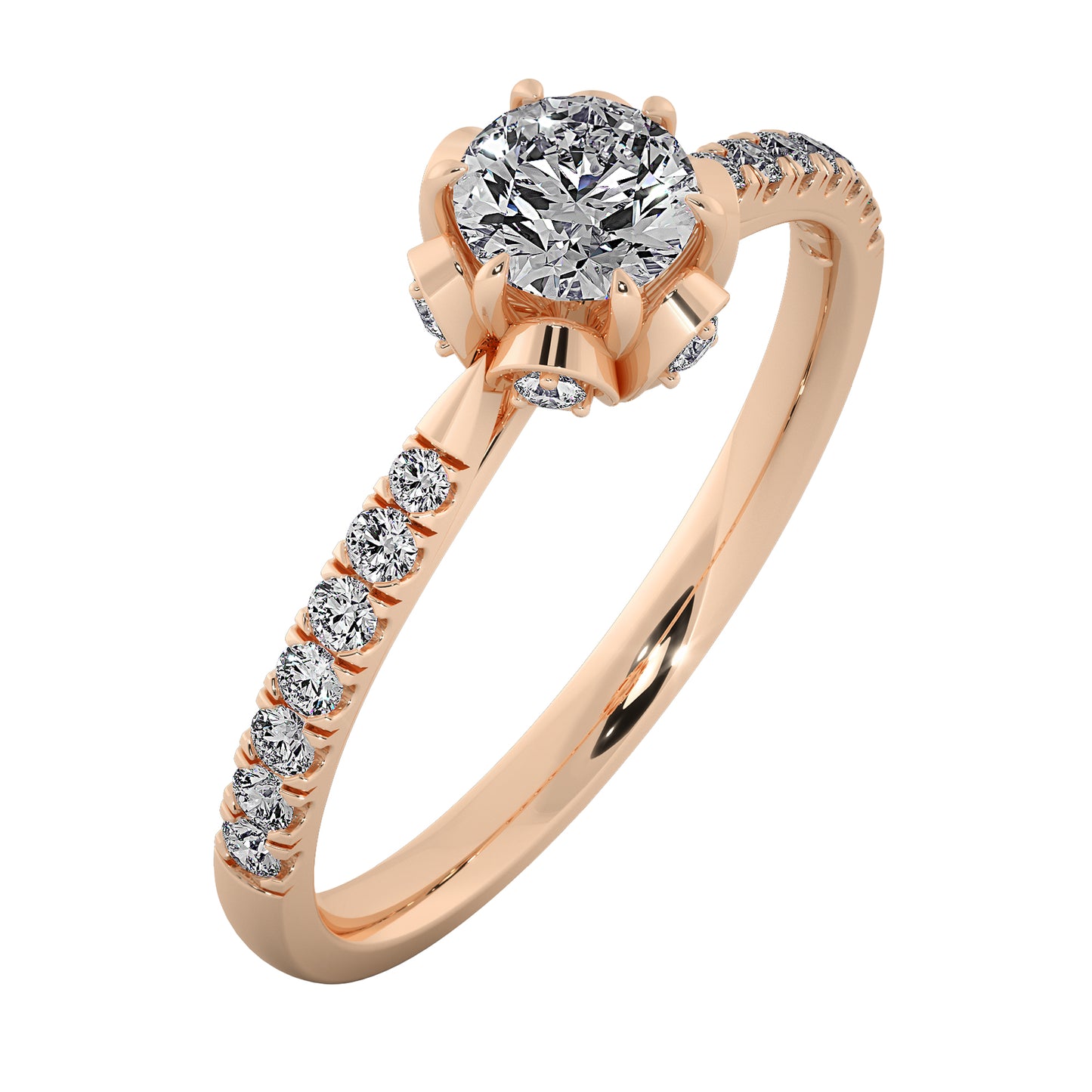 Celestial Gaze Solitaire Ring