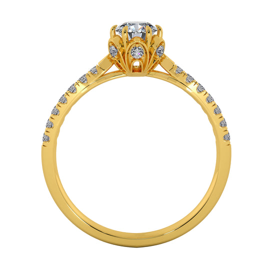 Celestial Gaze Solitaire Ring