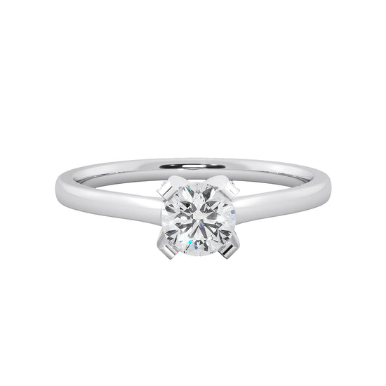 Moonlit Solitaire Ring