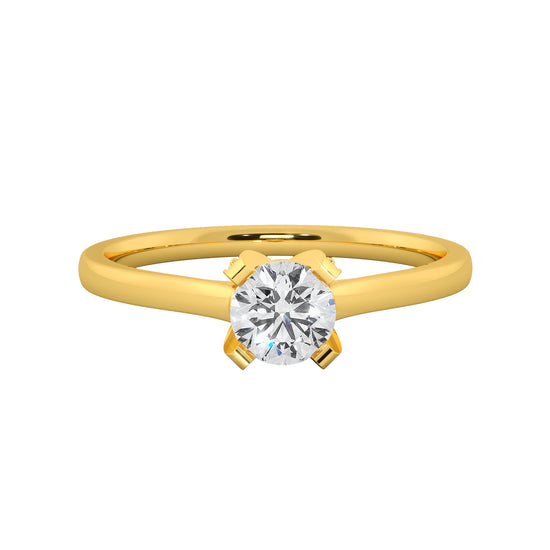 Moonlit Solitaire Ring