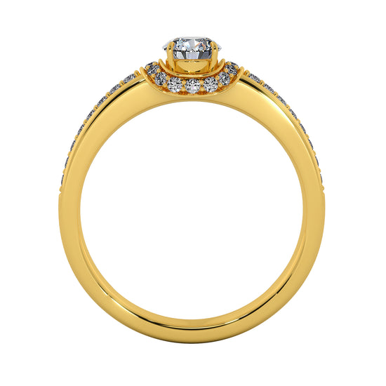 Sea Breeze Solitaire Ring