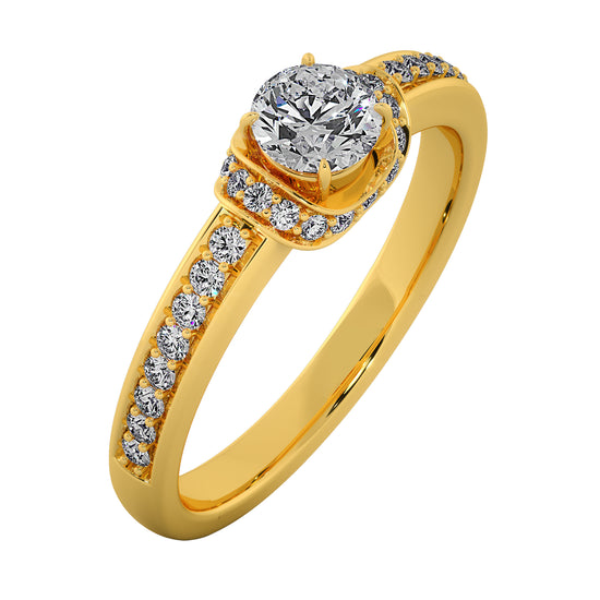 Sea Breeze Solitaire Ring