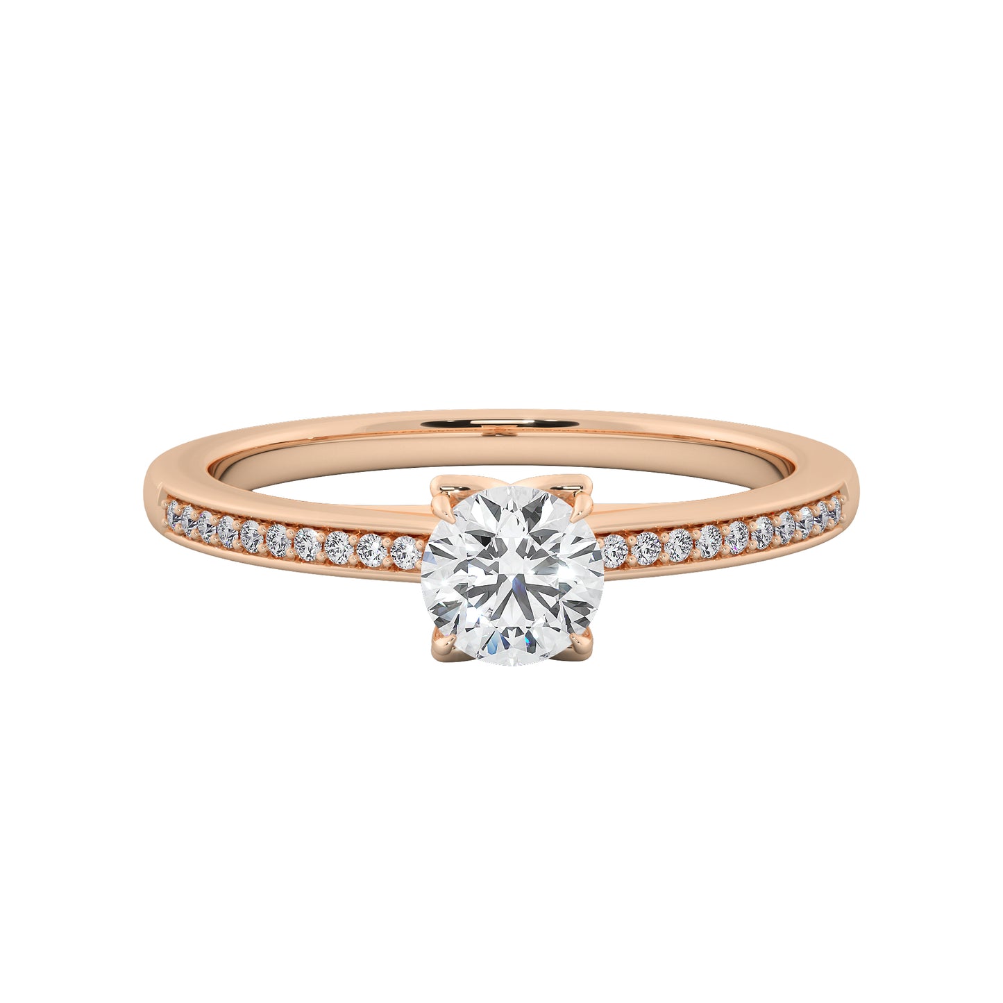 Mountain Light Solitaire Ring