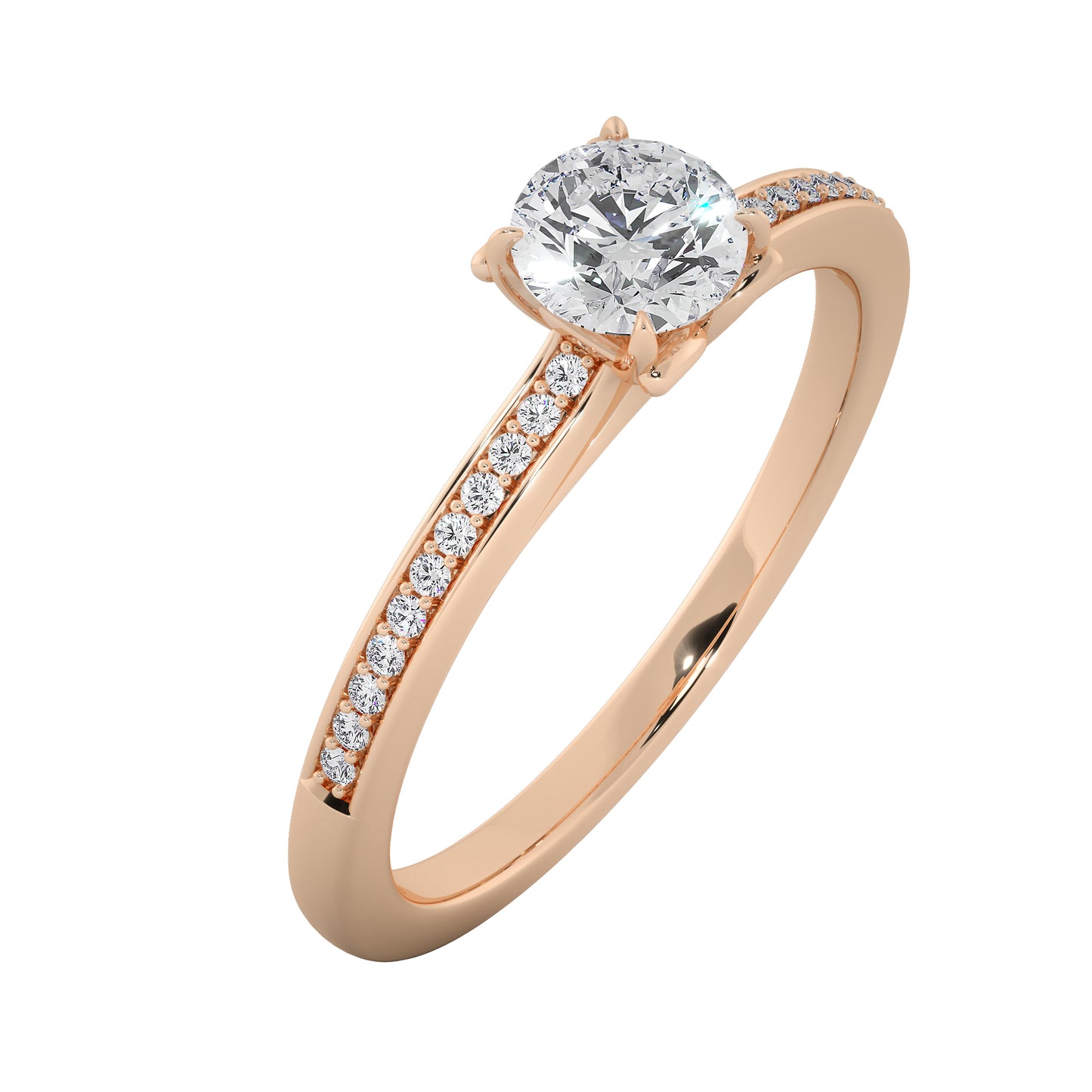 Mountain Light Solitaire Ring