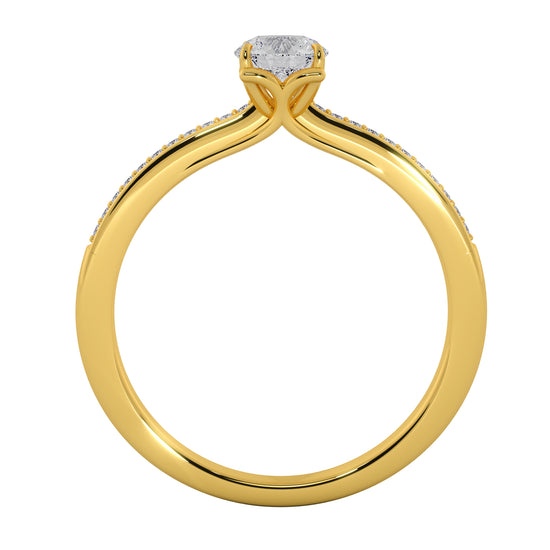 Mountain Light Solitaire Ring