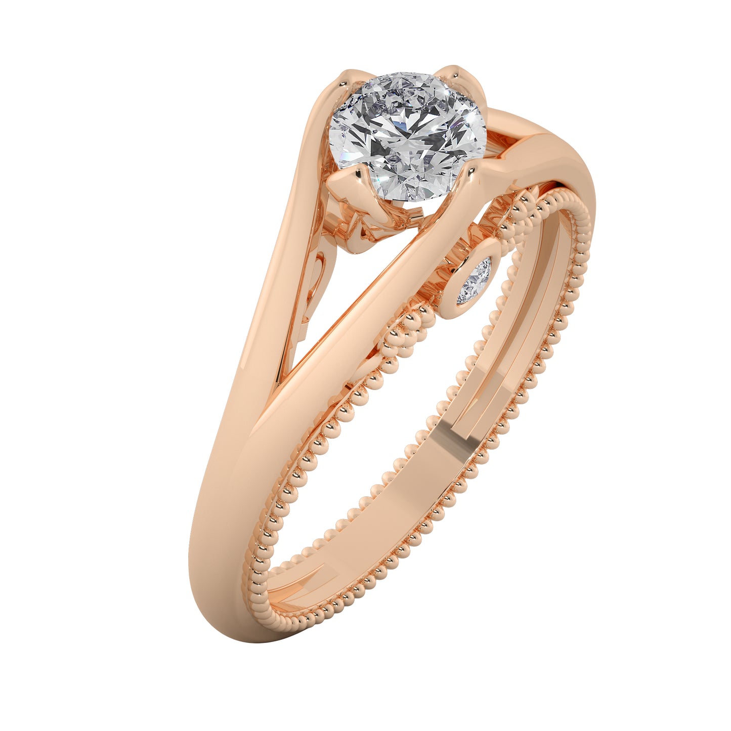 Swan Beauty Solitaire Ring