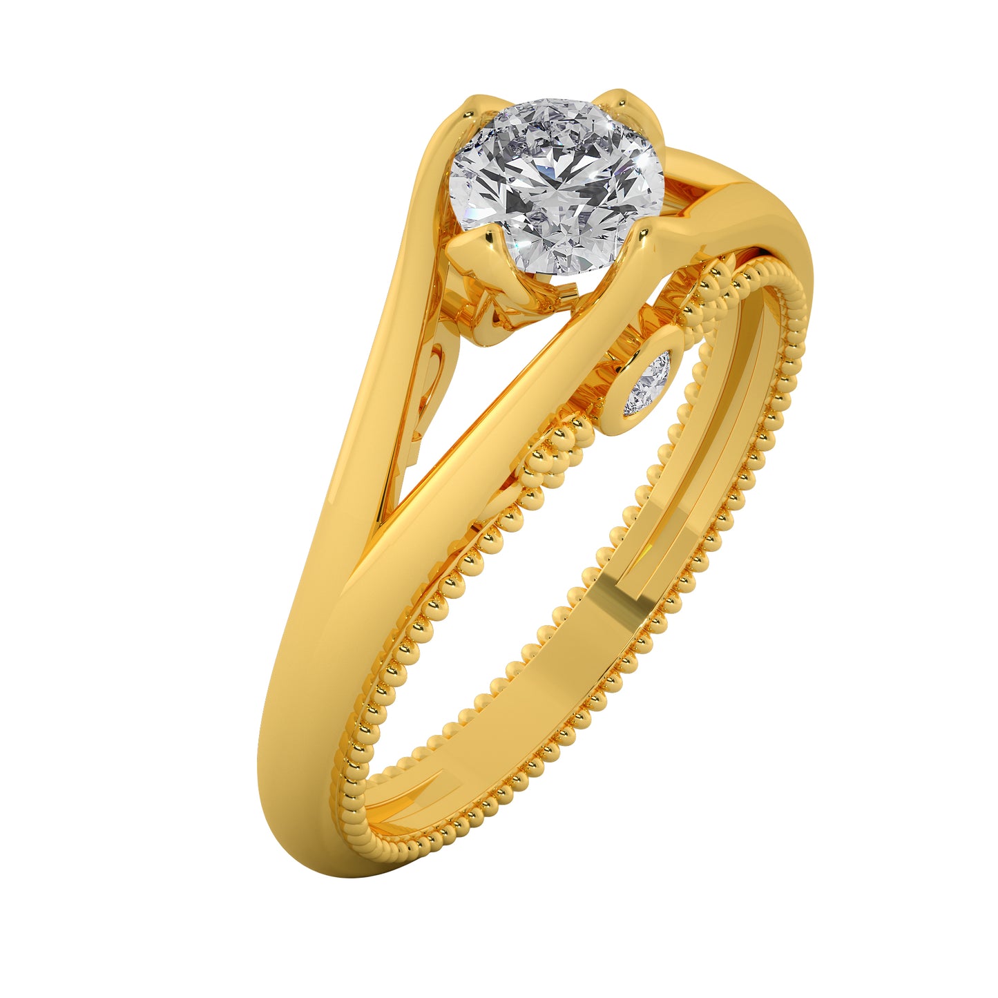 Swan Beauty Solitaire Ring