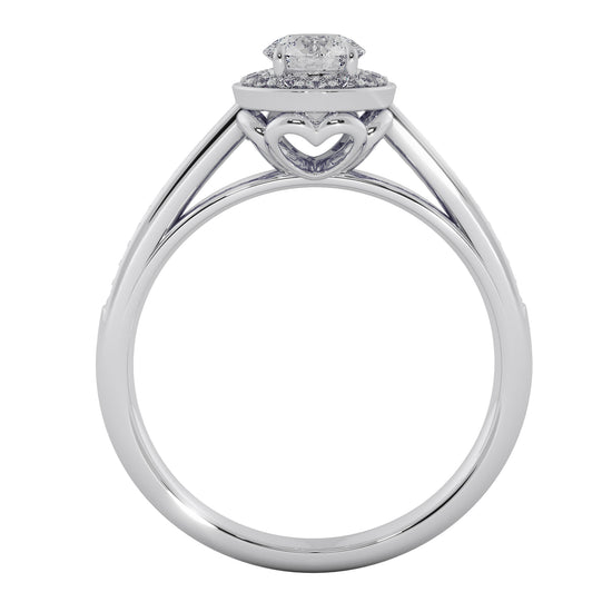 Heart Throb Solitaire Ring