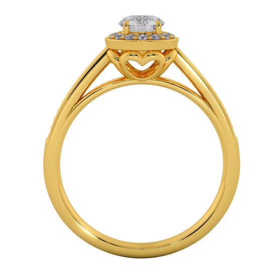 Heart Throb Solitaire Ring