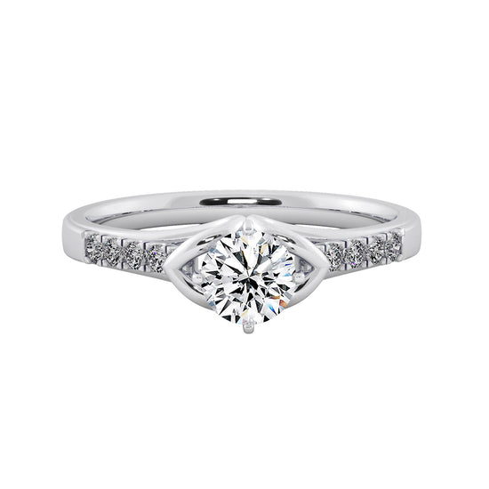 Tulip Fantacy Solitaire Ring