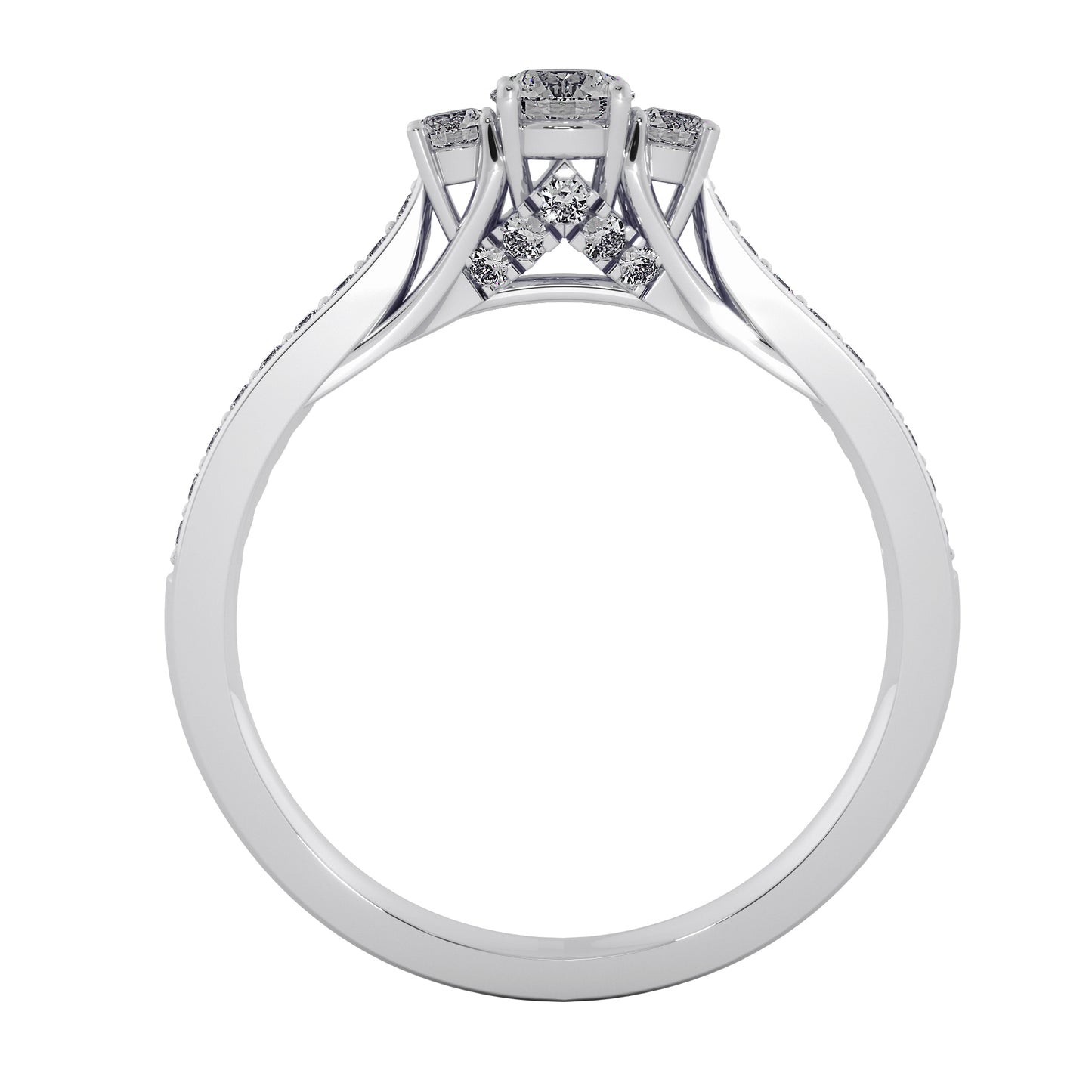 Buds n Blooms Solitaire Ring