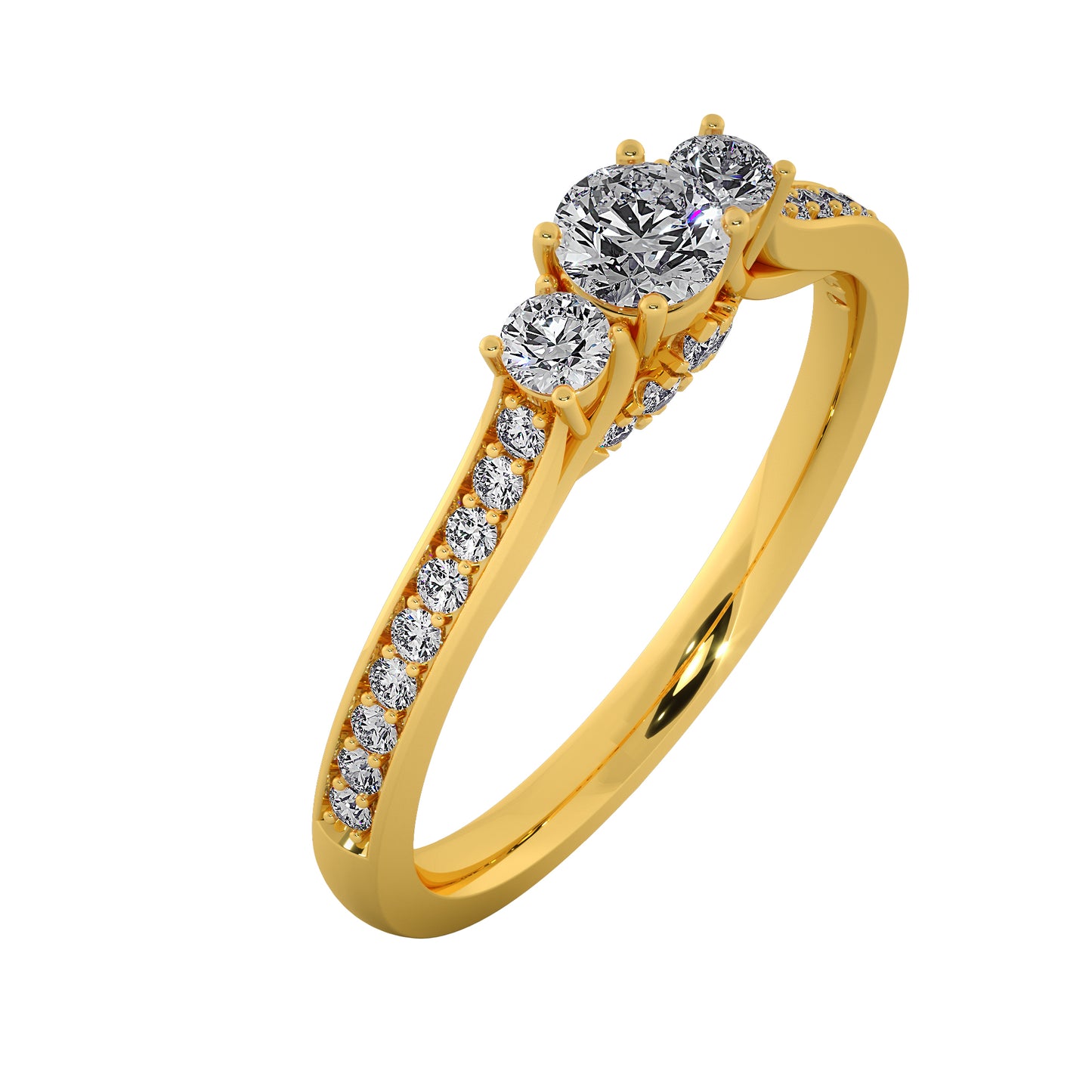 Buds n Blooms Solitaire Ring