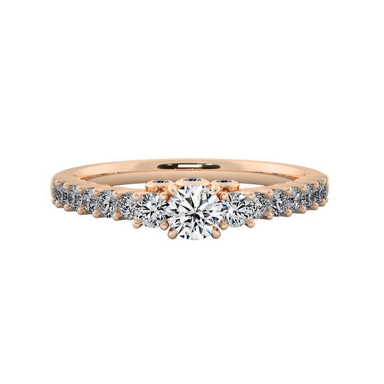 Queen Bee Solitaire Ring