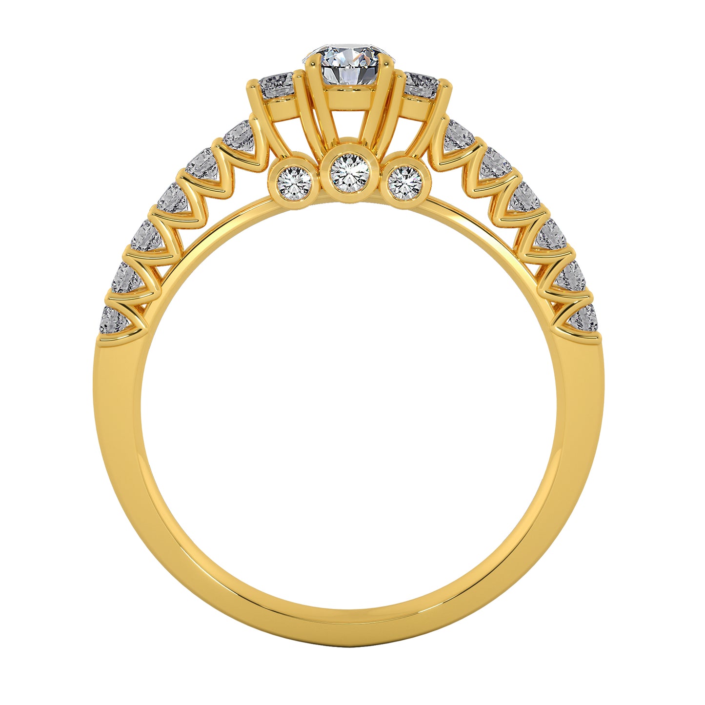 Queen Bee Solitaire Ring