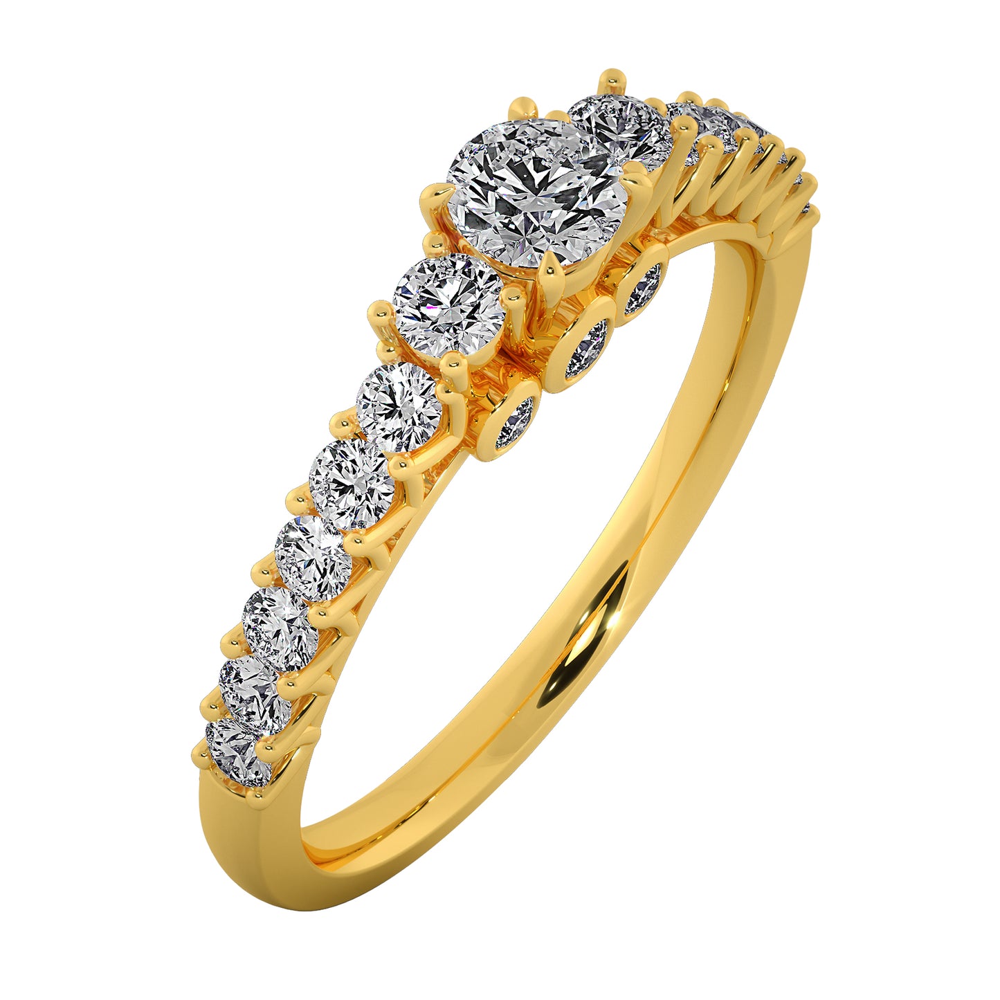 Queen Bee Solitaire Ring