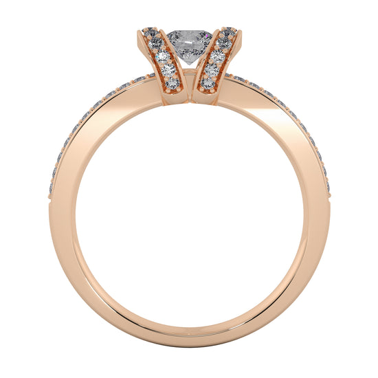 Earth's Catch Solitaire Ring