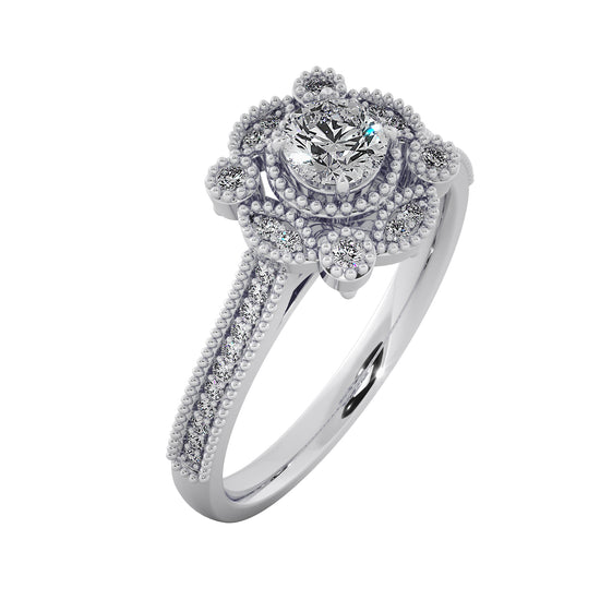 Garden's Promise Solitaire Ring