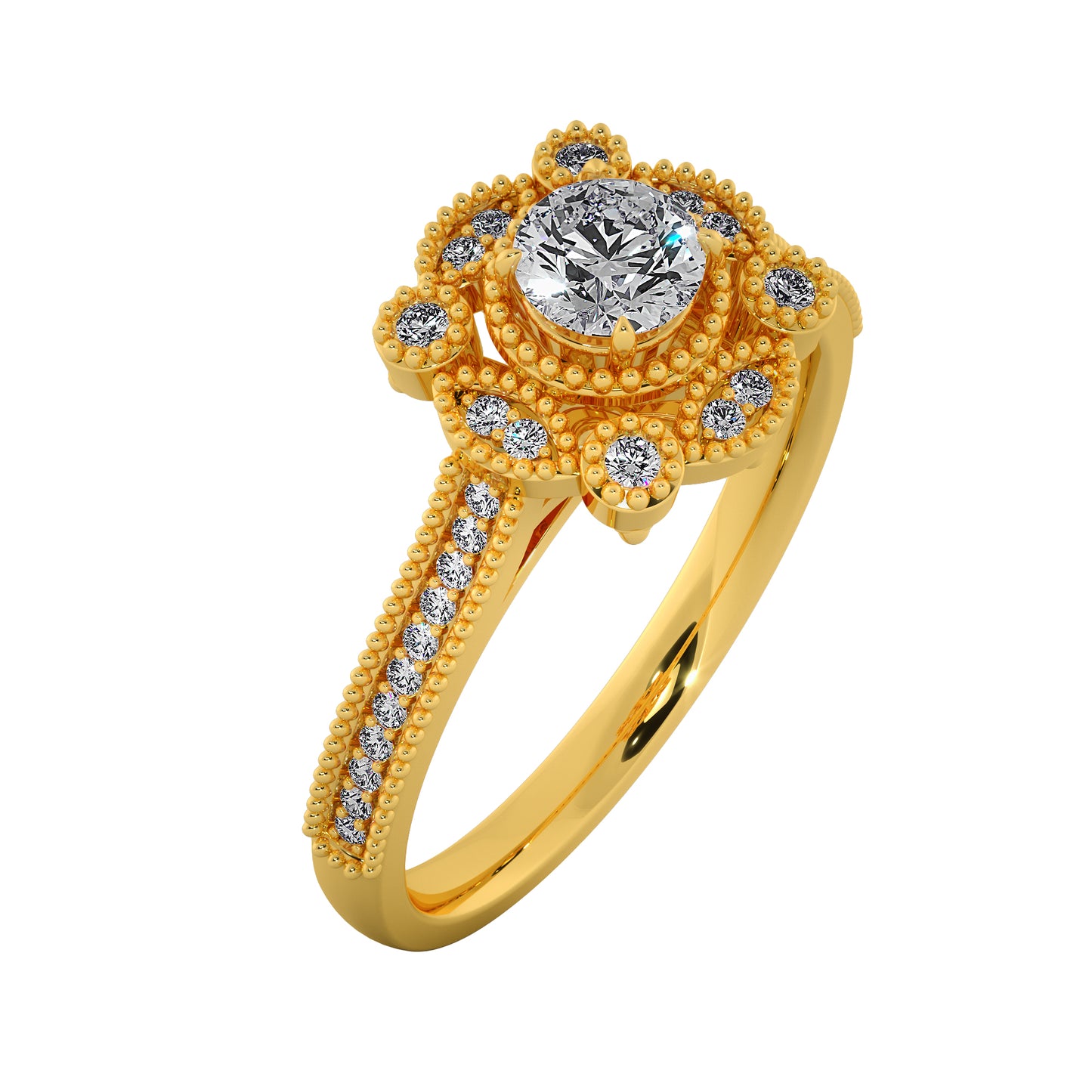 Garden's Promise Solitaire Ring