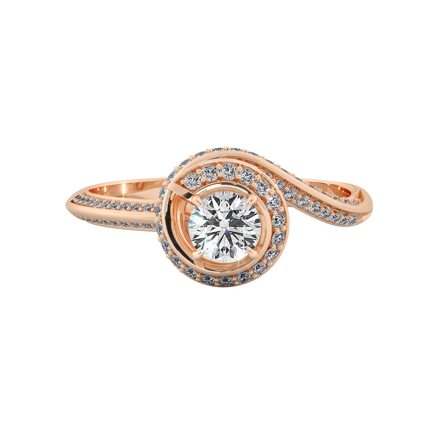 Saturn Bliss Solitaire Ring