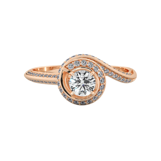 Saturn Bliss Solitaire Ring